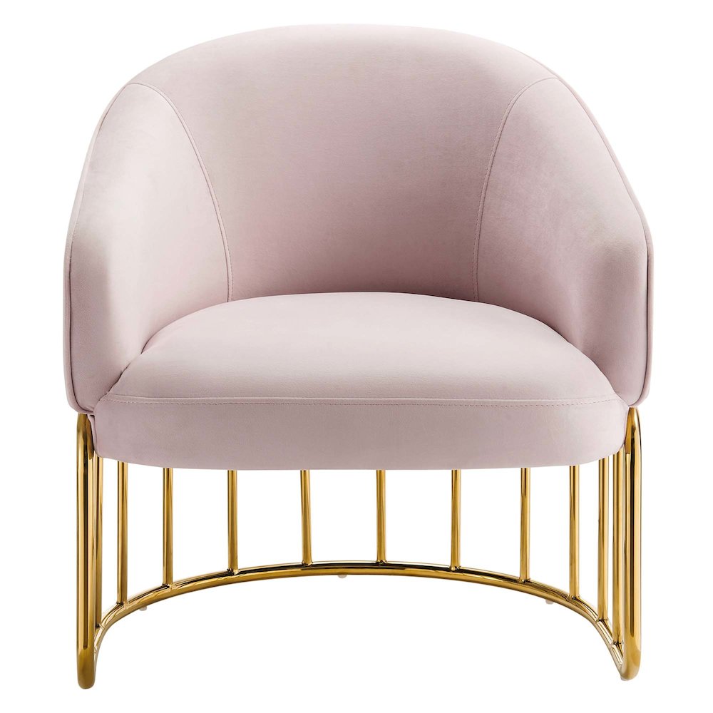 Legacy Performance Velvet Armchair. Picture 6