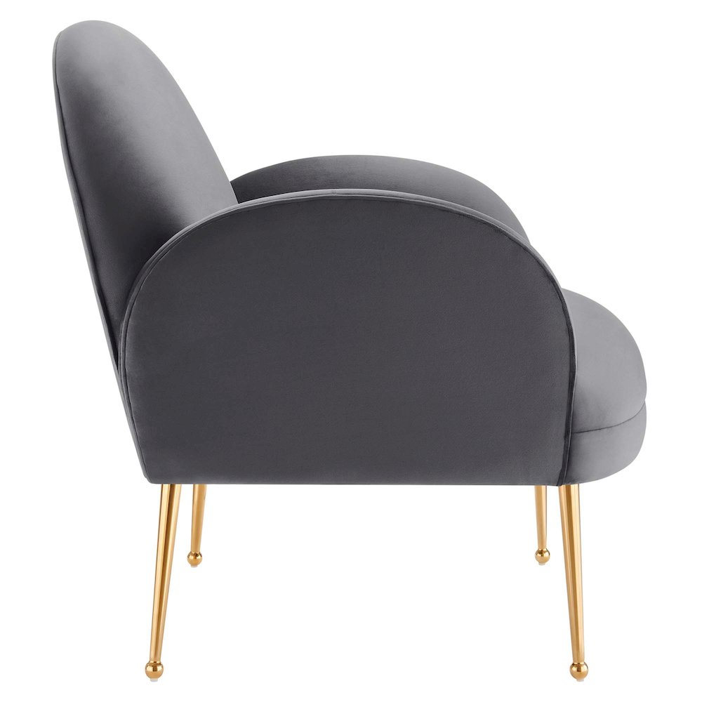 Transcend Performance Velvet Armchair. Picture 4