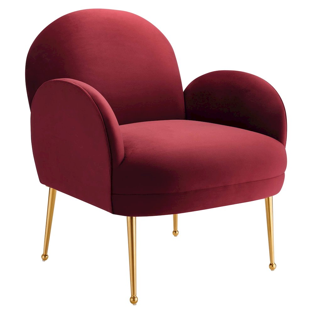 Transcend Performance Velvet Armchair. Picture 1