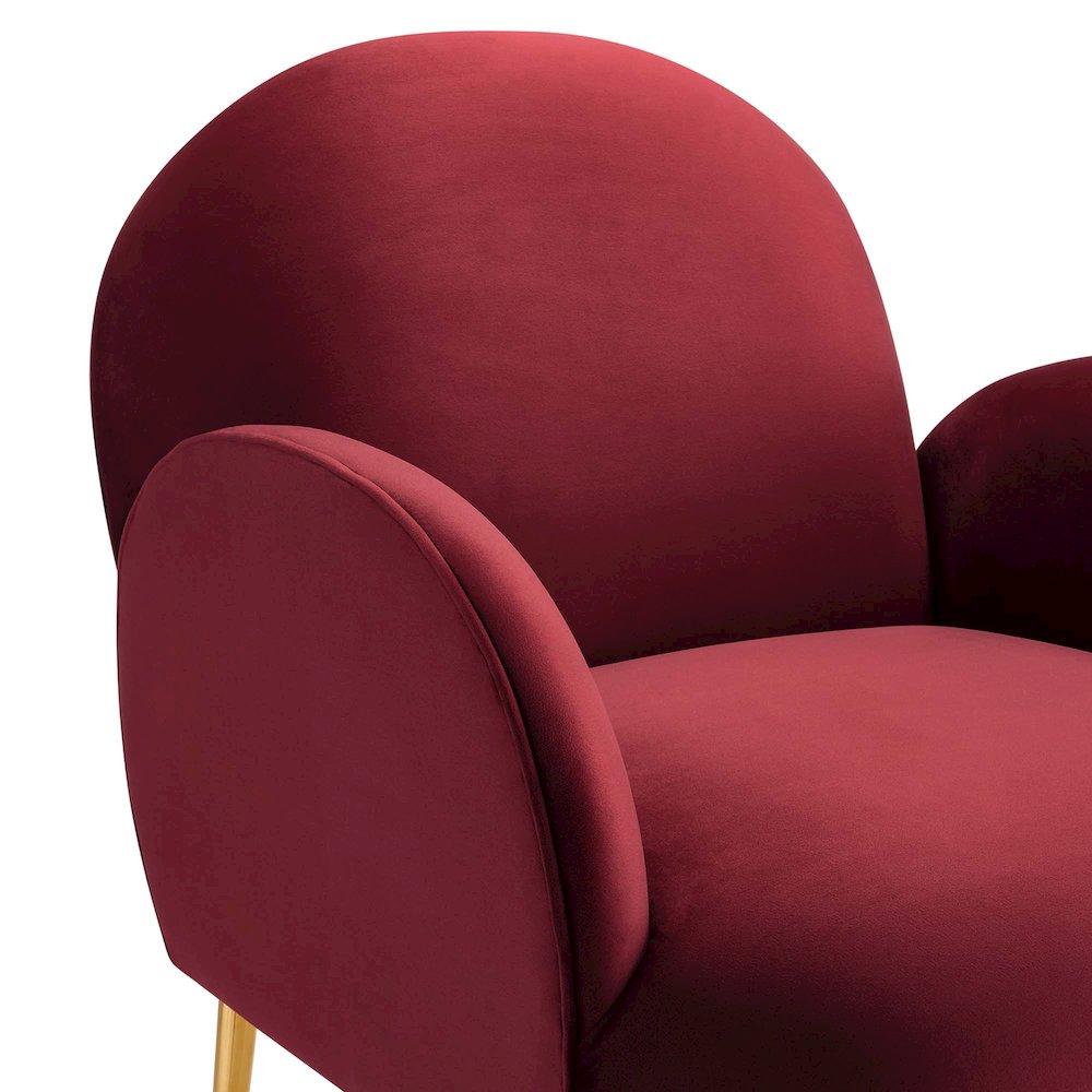 Transcend Performance Velvet Armchair. Picture 3