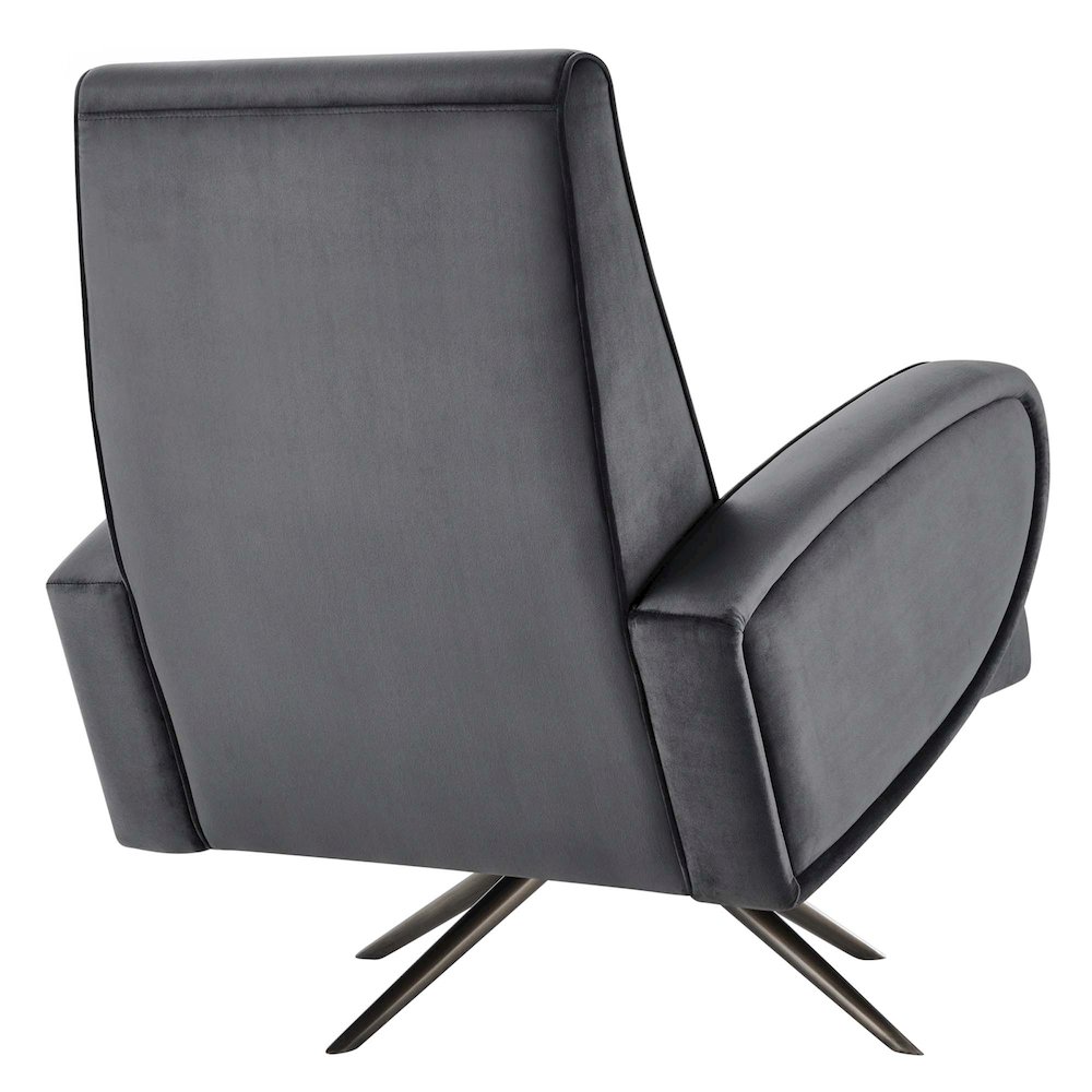 Superior Performance Velvet Swivel Chair. Picture 5