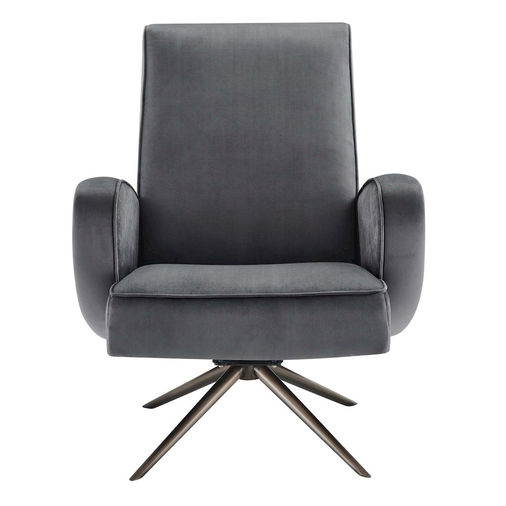 Superior Performance Velvet Swivel Chair. Picture 6