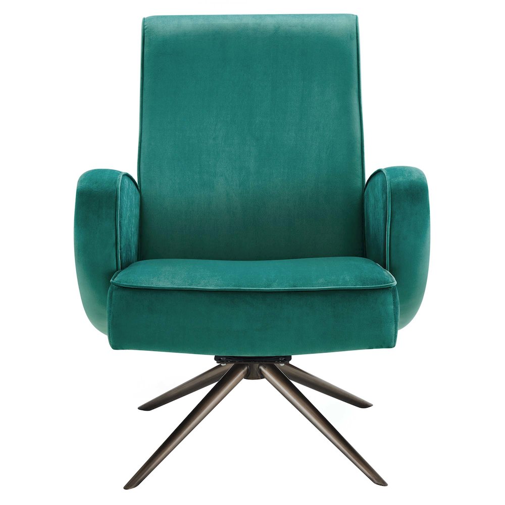 Superior Performance Velvet Swivel Chair. Picture 6