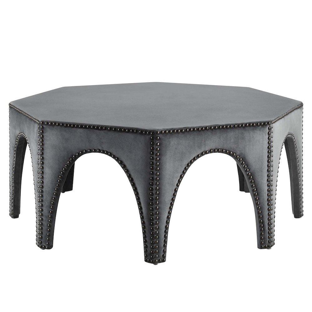 Victory Performance Velvet Ottoman. Picture 1