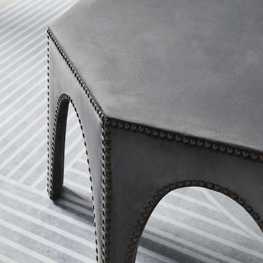 Victory Performance Velvet Ottoman. Picture 4