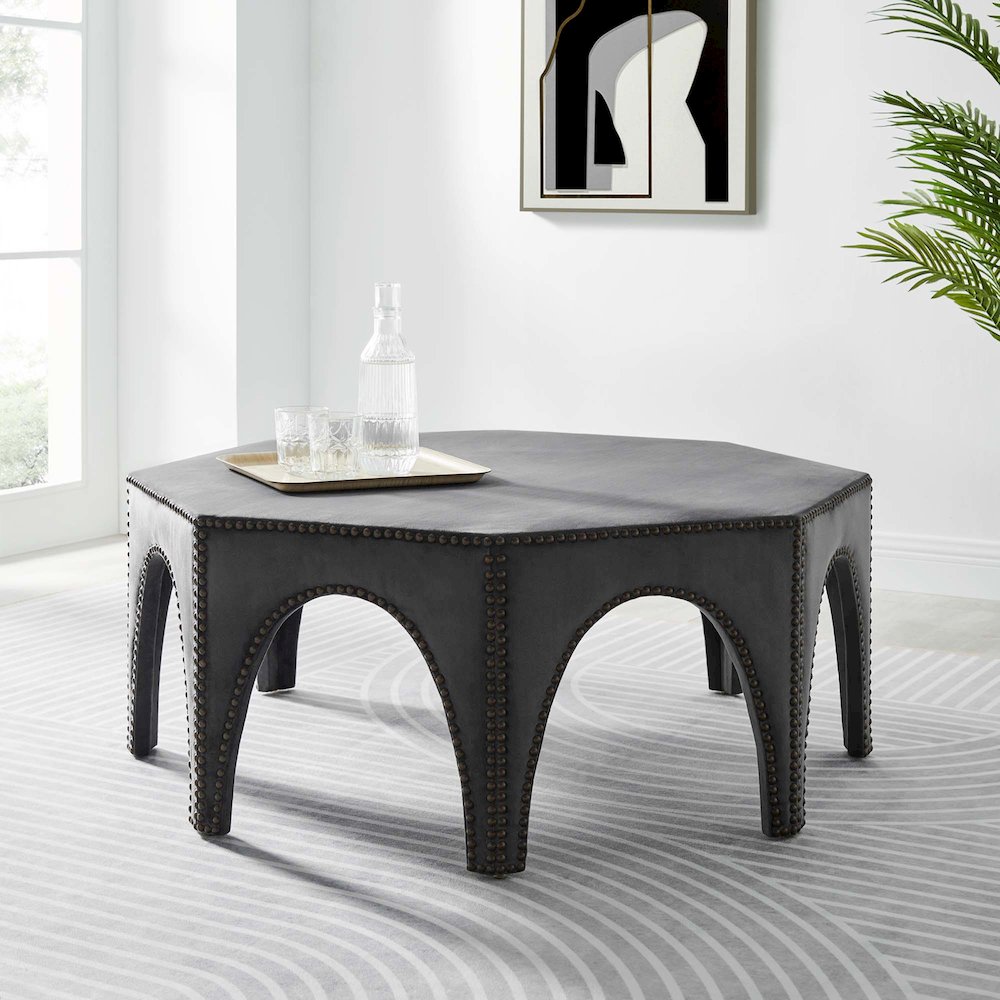 Victory Performance Velvet Ottoman. Picture 7