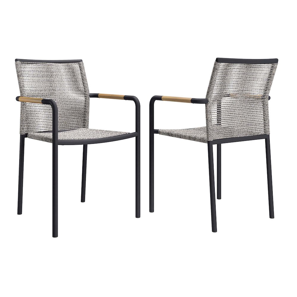 Serenity Outdoor Patio Armchairs Set of 2. Picture 1