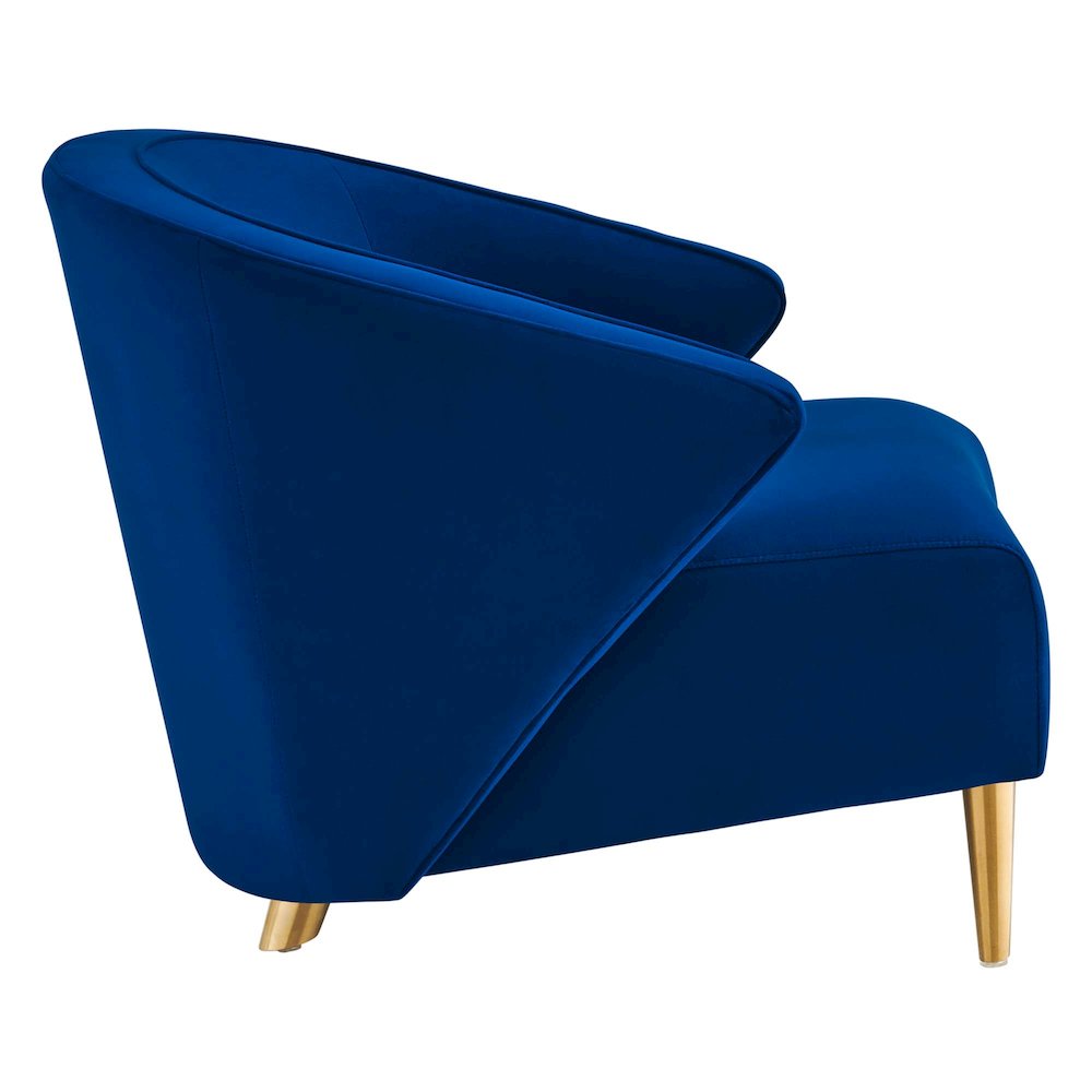 Odyssey Performance Velvet Armchair. Picture 4