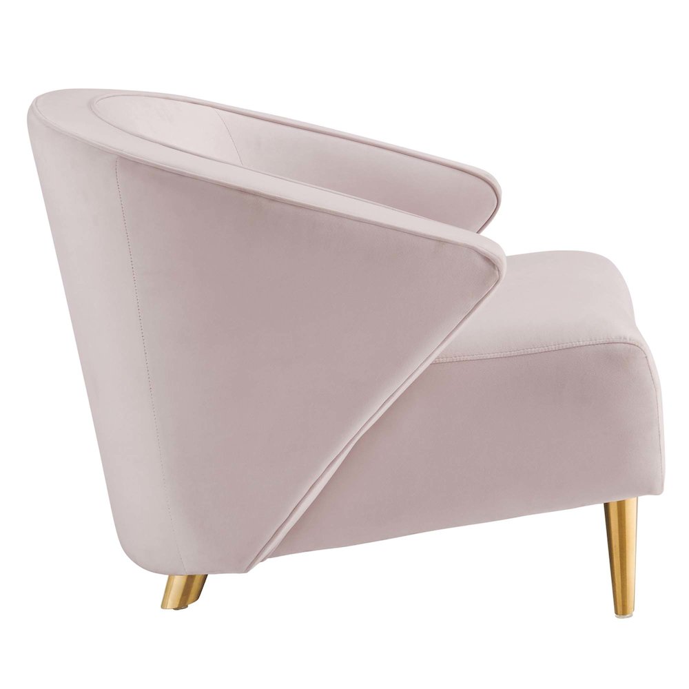 Odyssey Performance Velvet Armchair. Picture 4