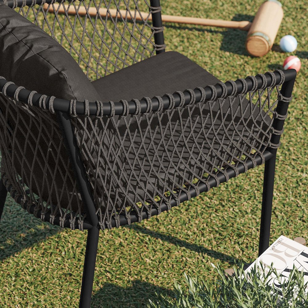 Sailor Outdoor Patio Dining Armchair. Picture 7