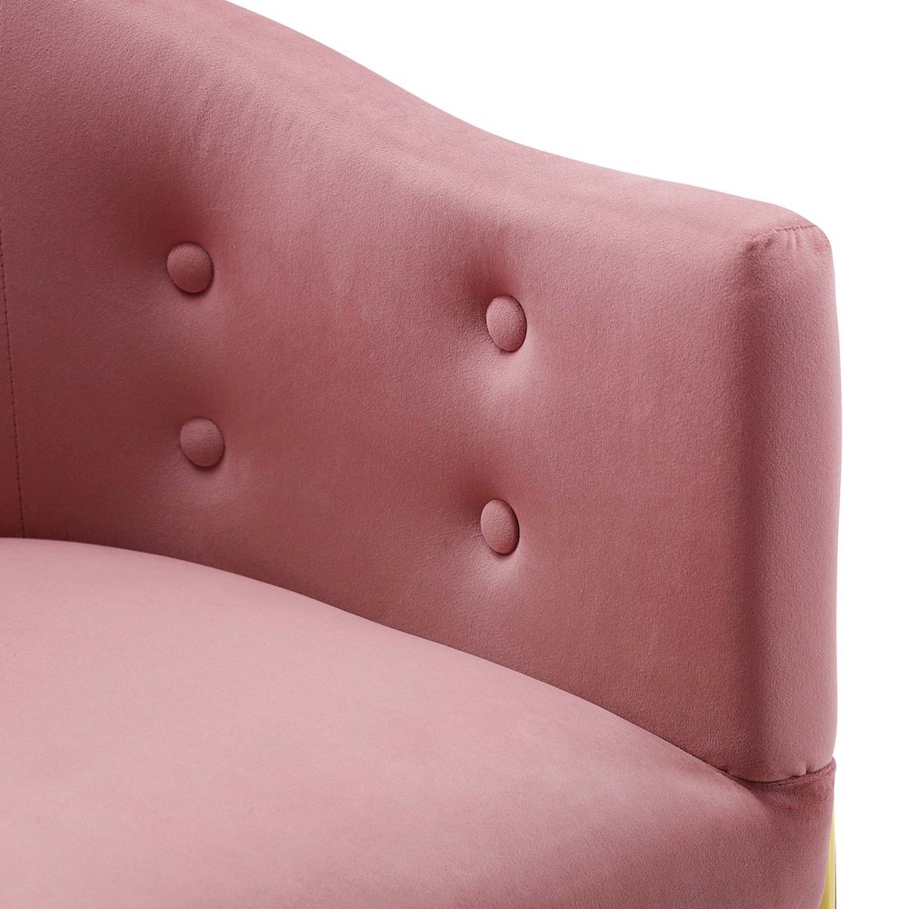Savour Performance Velvet Accent Dining Armchair Set of 2. Picture 6