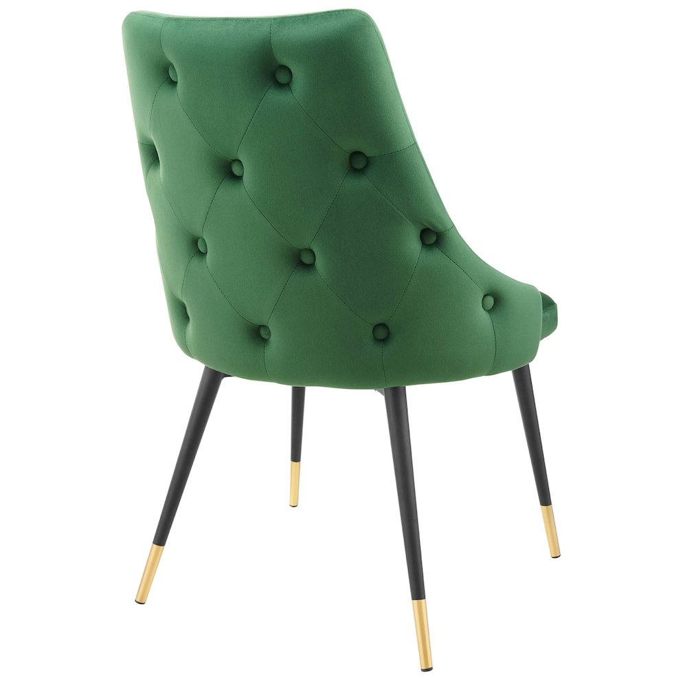 Adorn Performance Velvet Dining Side Chair Set of 2. Picture 4
