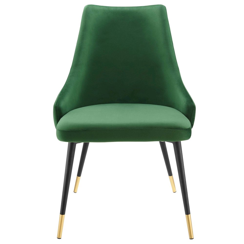 Adorn Performance Velvet Dining Side Chair Set of 2. Picture 5