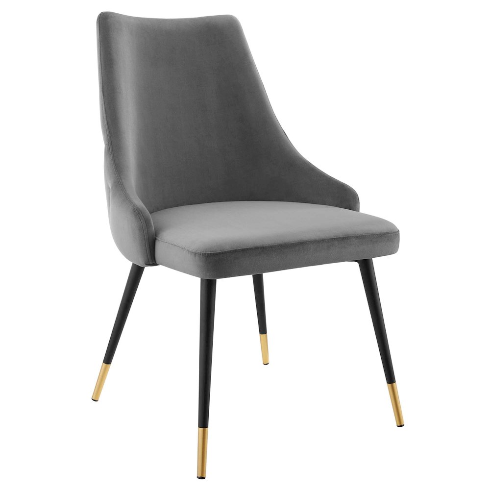 Adorn Performance Velvet Dining Side Chair Set of 2. Picture 2
