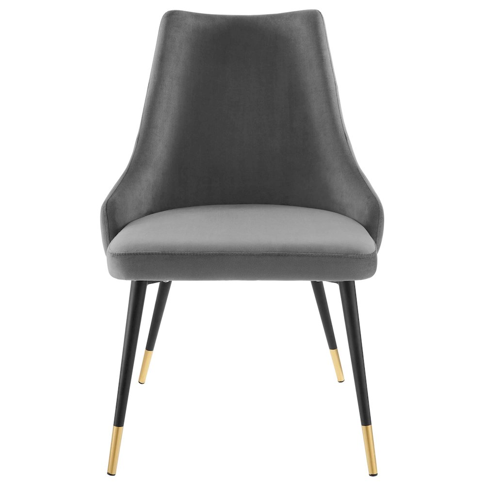 Adorn Performance Velvet Dining Side Chair Set of 2. Picture 5