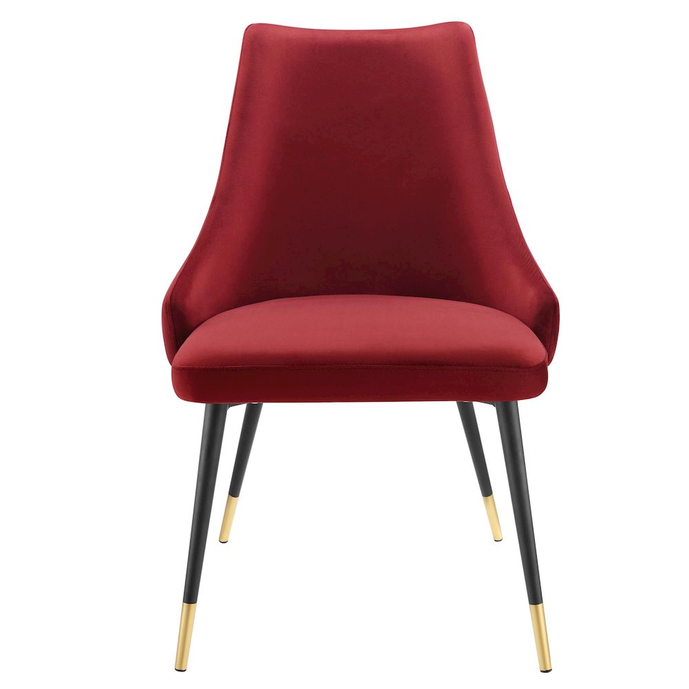 Adorn Performance Velvet Dining Side Chair Set of 2. Picture 5