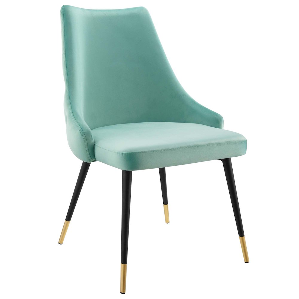 Adorn Performance Velvet Dining Side Chair Set of 2. Picture 2