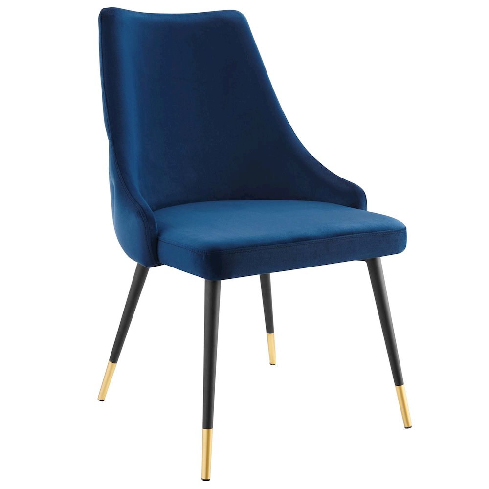 Adorn Performance Velvet Dining Side Chair Set of 2. Picture 2