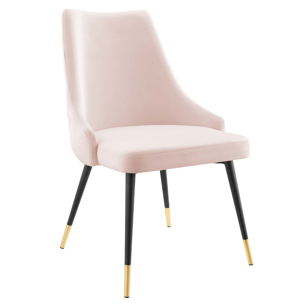 Adorn Performance Velvet Dining Side Chair Set of 2. Picture 2