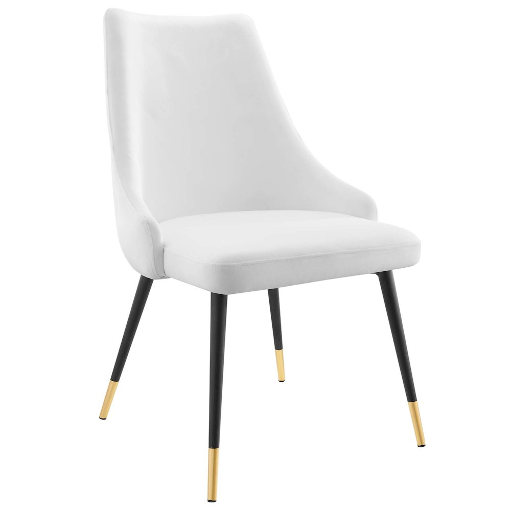 Adorn Performance Velvet Dining Side Chair Set of 2. Picture 2