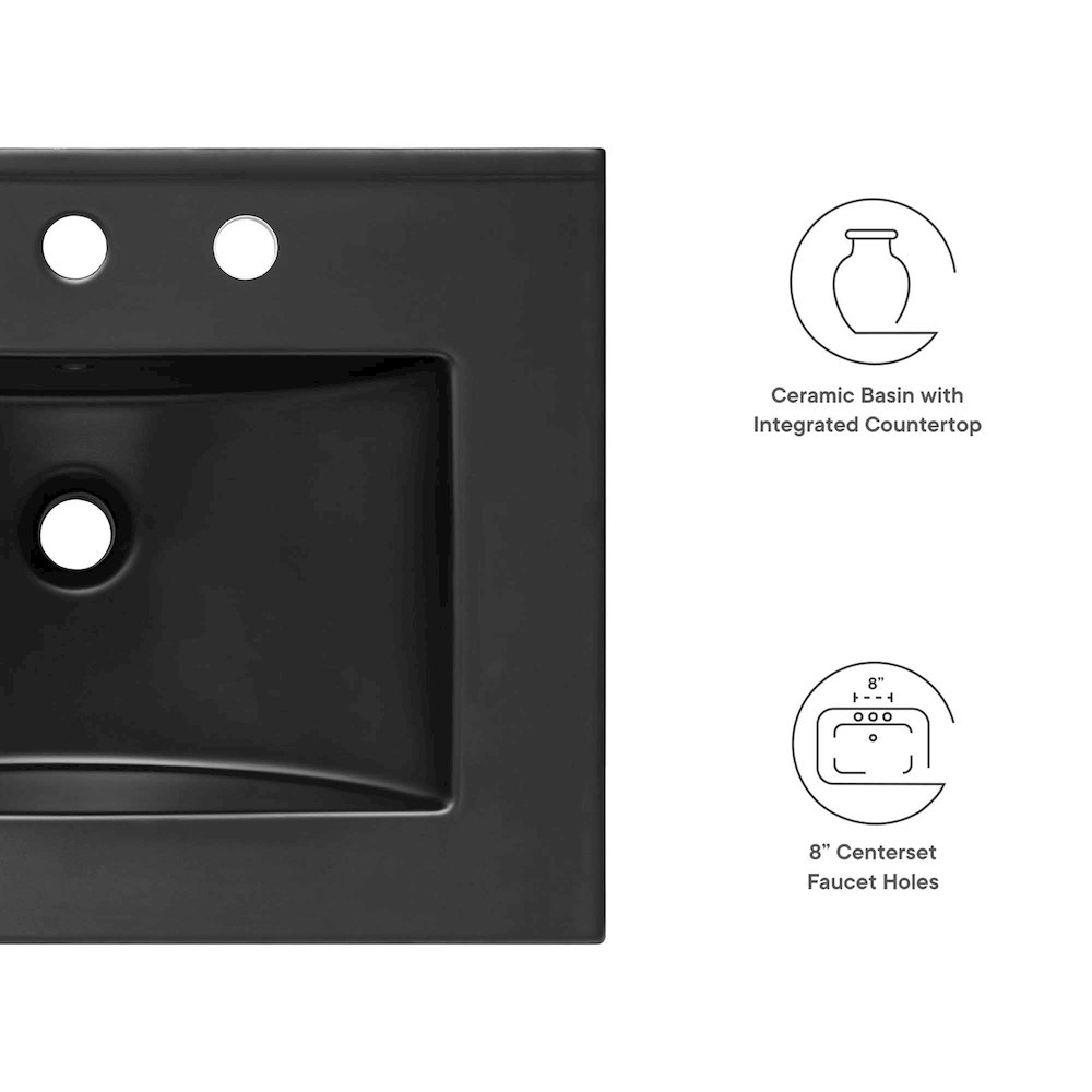 Cayman 24" Bathroom Sink. Picture 2