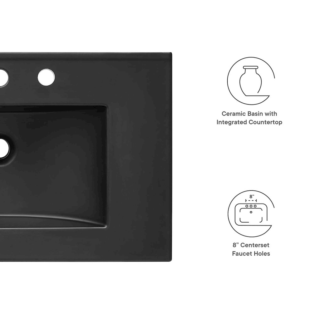 Cayman 30" Bathroom Sink. Picture 2