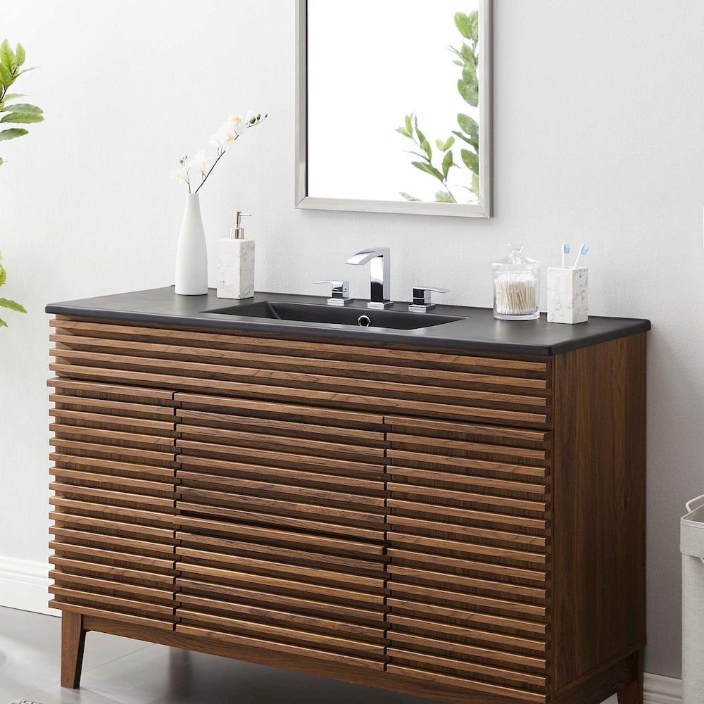 Cayman 48" Single Basin Bathroom Sink. Picture 5