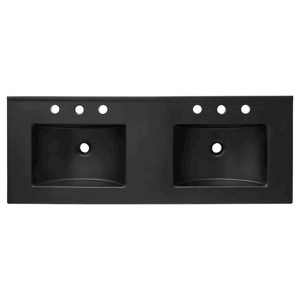 Cayman 48" Double Basin Bathroom Sink. Picture 4