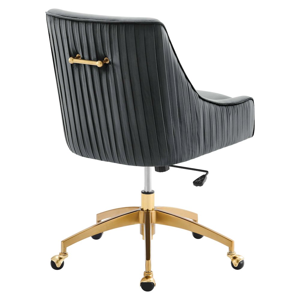 Discern Performance Velvet Office Chair. Picture 4