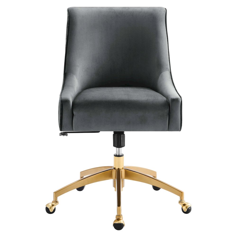 Discern Performance Velvet Office Chair. Picture 5