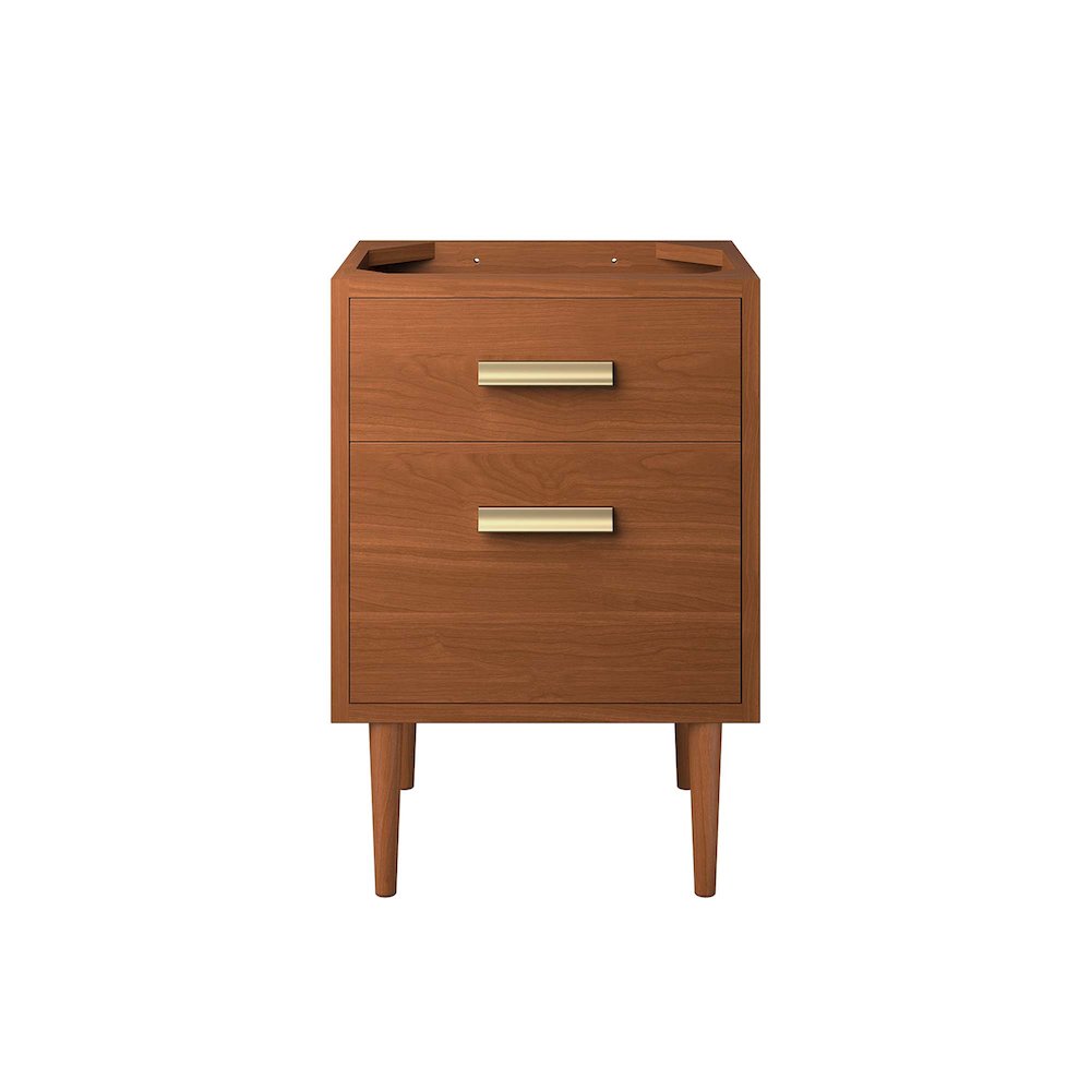 Cassia 24" Teak Wood Bathroom Vanity Cabinet (Sink Basin Not Included). Picture 5
