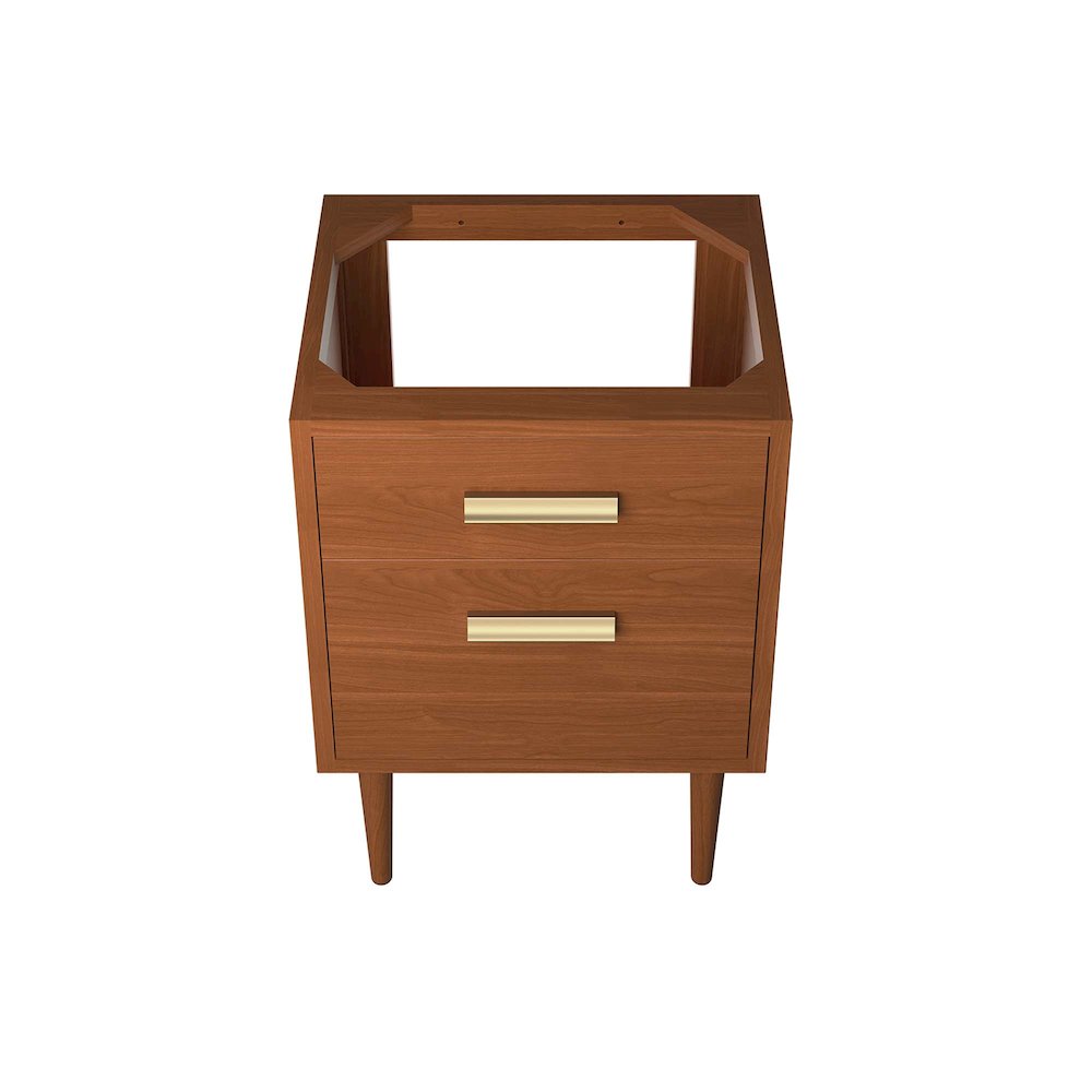 Cassia 24" Teak Wood Bathroom Vanity Cabinet (Sink Basin Not Included). Picture 7