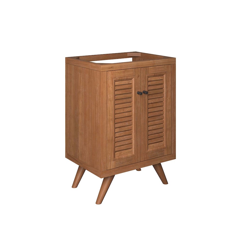 Birdie 24" Teak Wood Bathroom Vanity Cabinet (Sink Basin Not Included). Picture 1