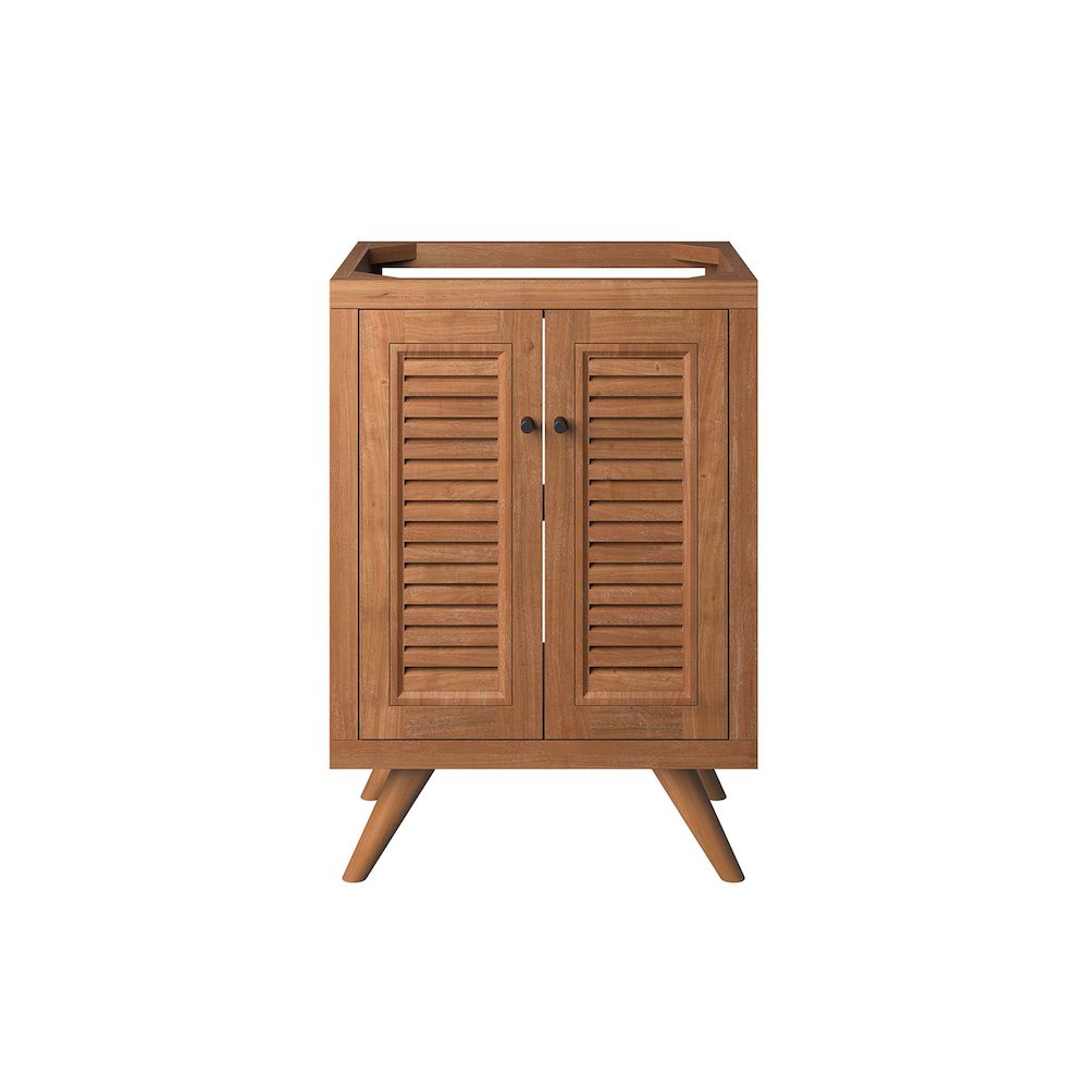 Birdie 24" Teak Wood Bathroom Vanity Cabinet (Sink Basin Not Included). Picture 5