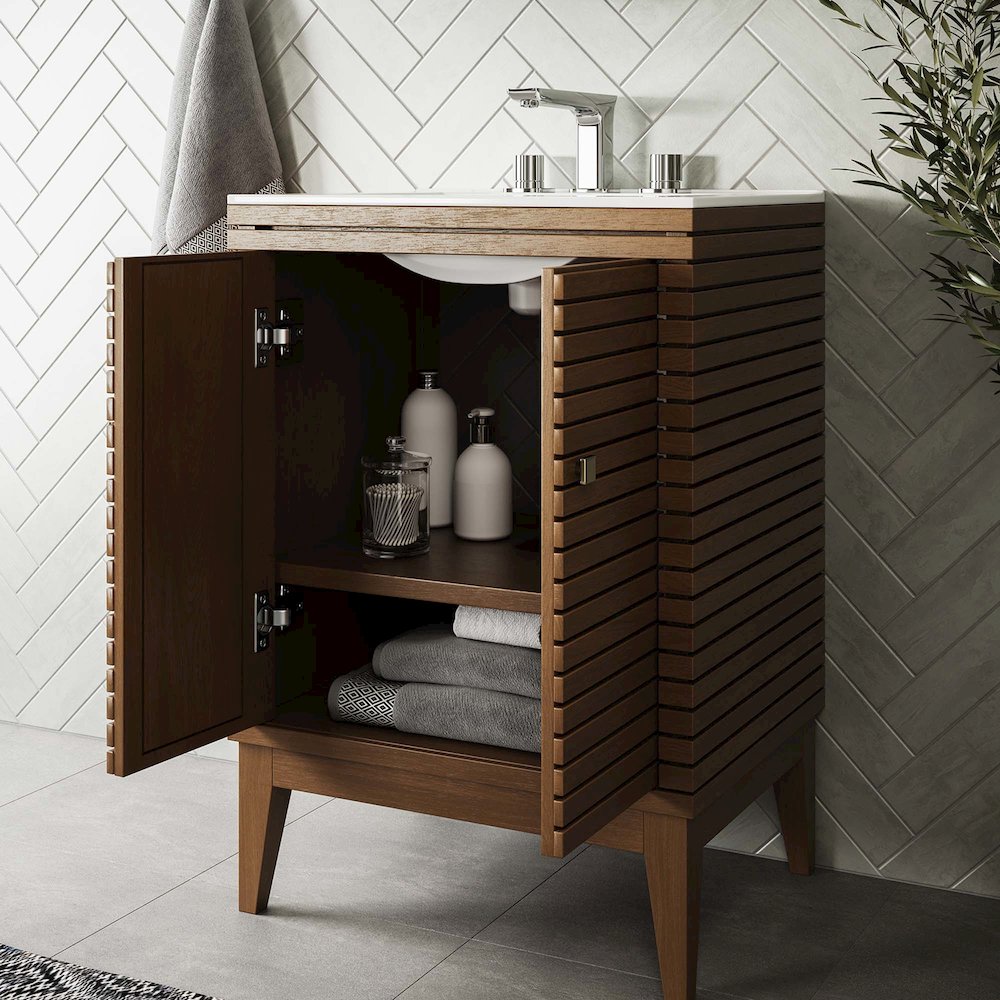 Ledger 24" Wood Bathroom Vanity Cabinet (Sink Basin Not Included). Picture 10
