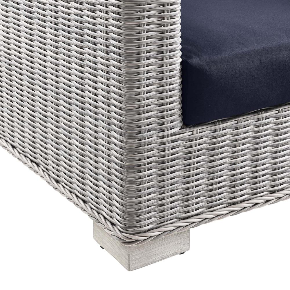 Conway 5-Piece Outdoor Patio Wicker Rattan Furniture Set. Picture 6