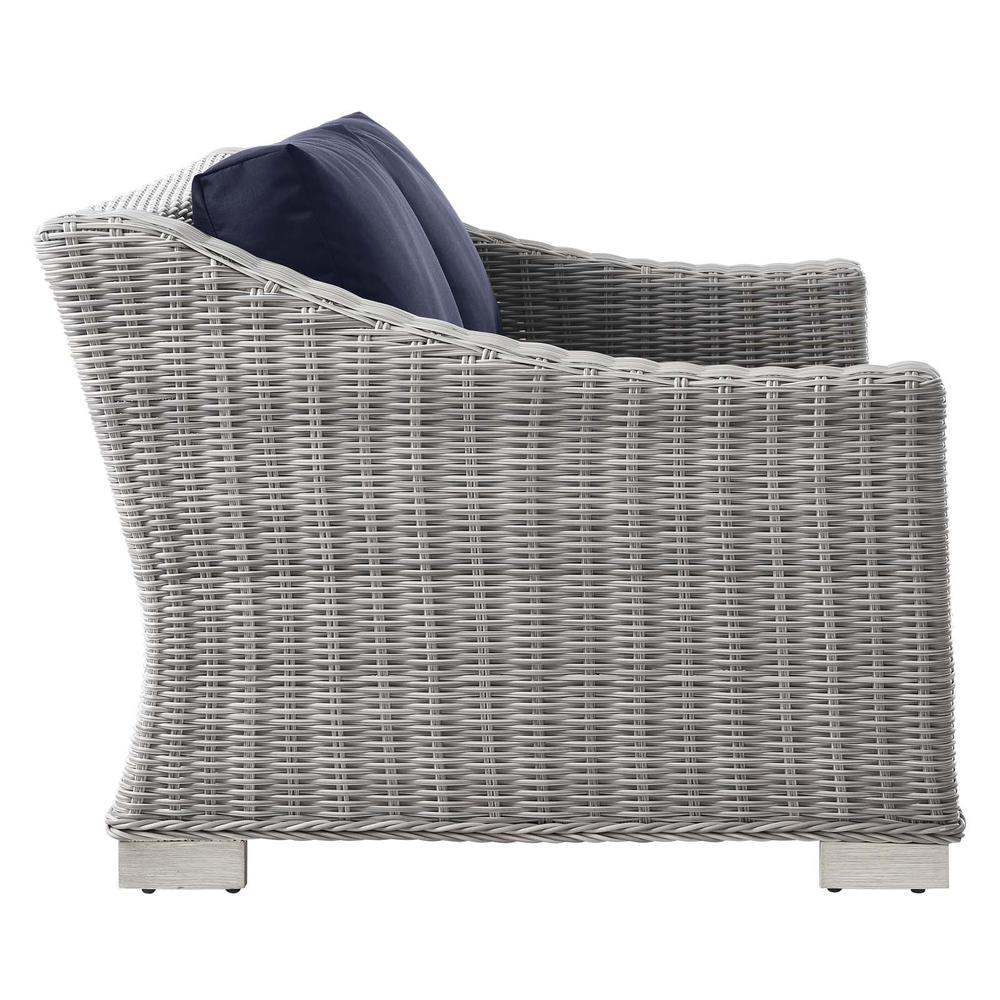 Conway 5-Piece Outdoor Patio Wicker Rattan Furniture Set. Picture 7