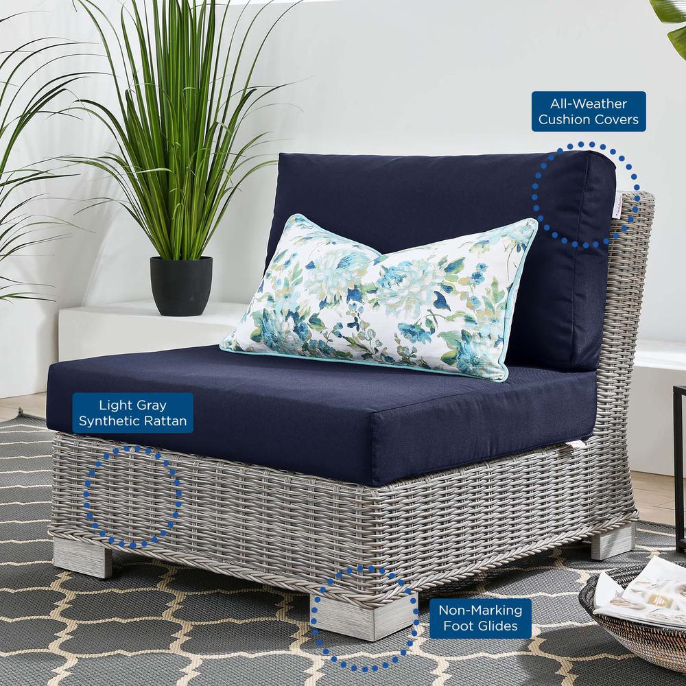 Conway 5-Piece Outdoor Patio Wicker Rattan Furniture Set. Picture 15