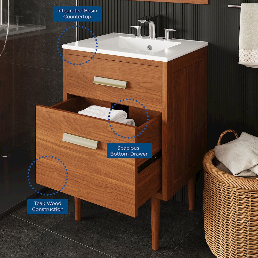 Cassia 24" Bathroom Vanity. Picture 9