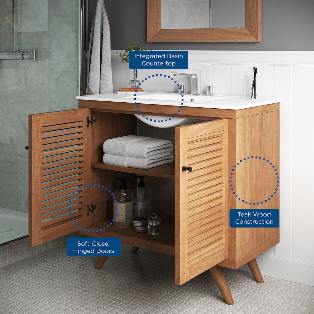 Birdie 36" Bathroom Vanity. Picture 9