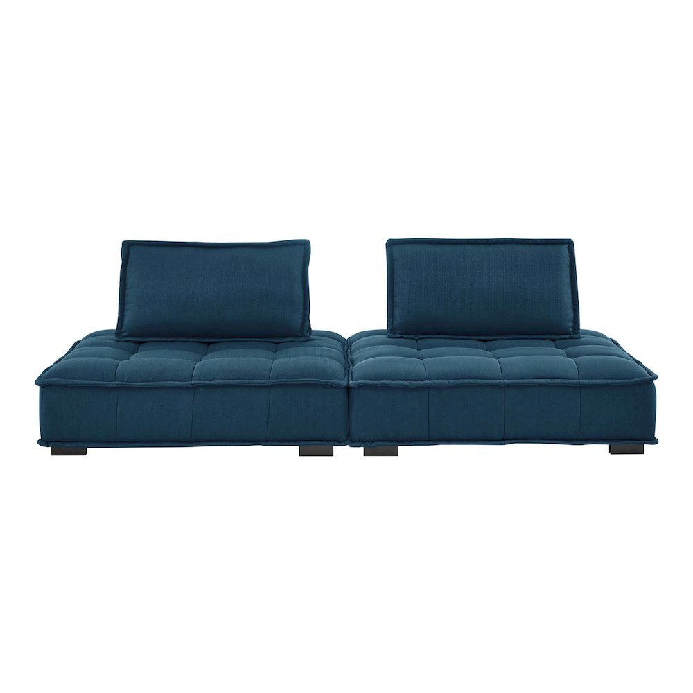 Saunter 2-Piece Tufted Fabric Fabric Loveseat. Picture 2