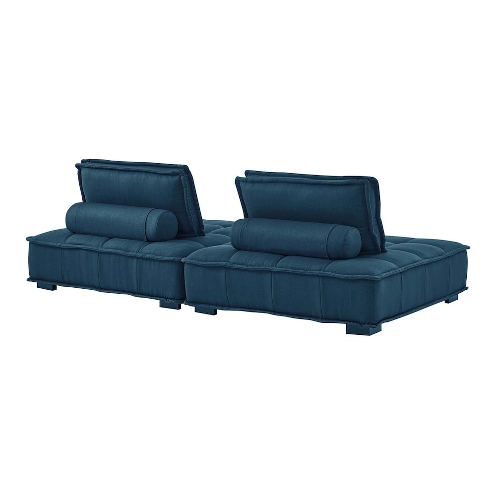 Saunter 2-Piece Tufted Fabric Fabric Loveseat. Picture 3