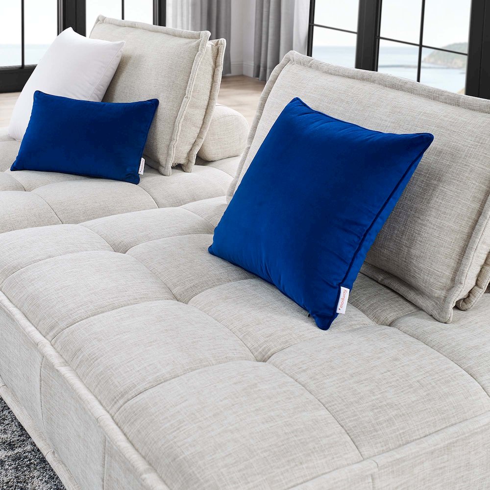 Saunter 2-Piece Tufted Fabric Fabric Loveseat. Picture 6