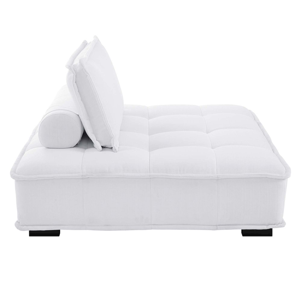 Saunter 4-Piece Tufted Fabric Fabric Sectional Sofa. Picture 4