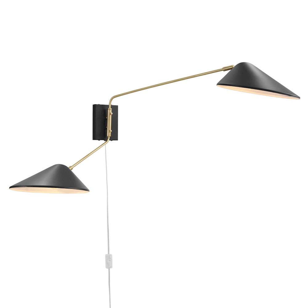 Journey 2-Light Swing Arm Wall Sconce. Picture 4