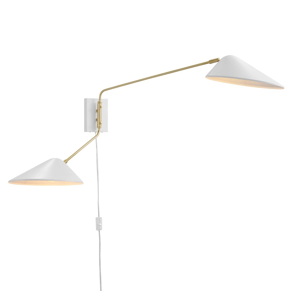 Journey 2-Light Swing Arm Wall Sconce. Picture 4