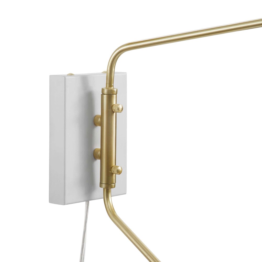 Journey 2-Light Swing Arm Wall Sconce. Picture 5