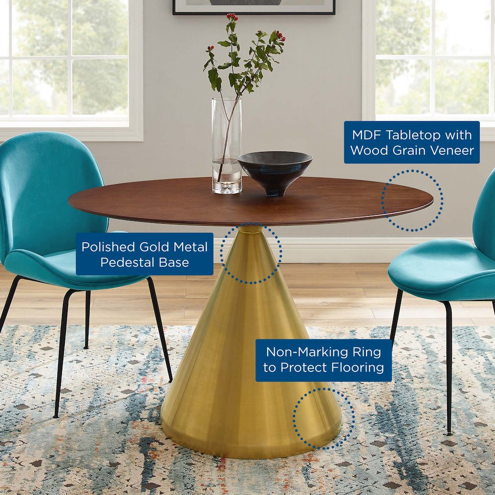 Tupelo 48" Oval Dining Table. Picture 5
