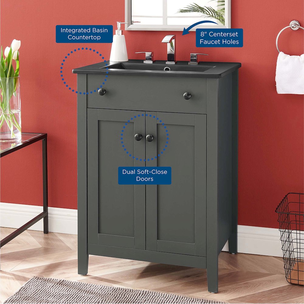 Nantucket 24" Bathroom Vanity. Picture 8
