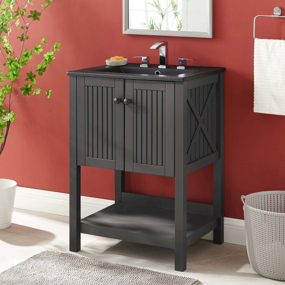 Steam 24" Bathroom Vanity. Picture 8